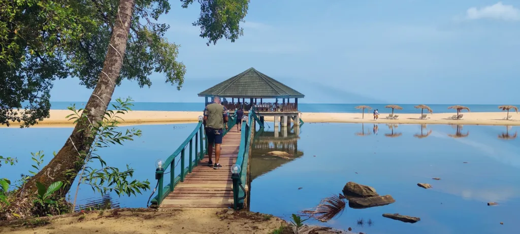 Mamah Beach in Freetown, Sierra Leone