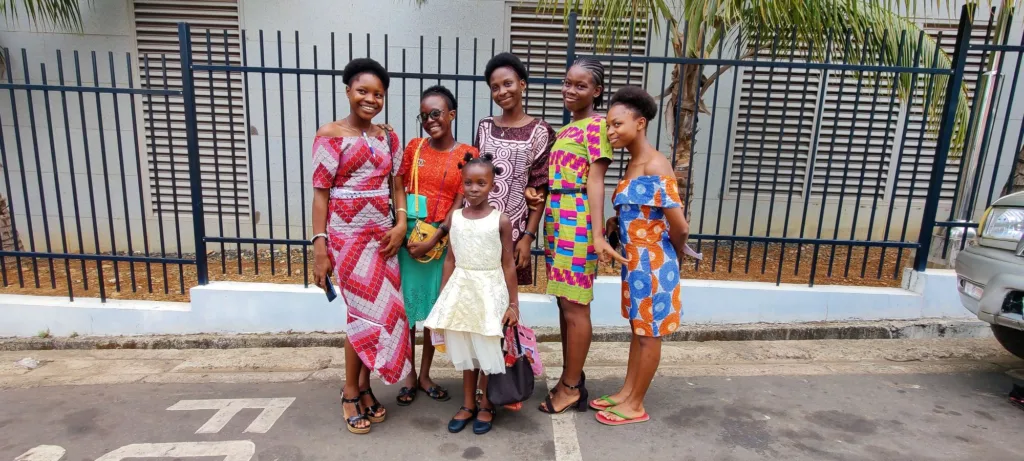 Happy welcoming Sierra Leoneans